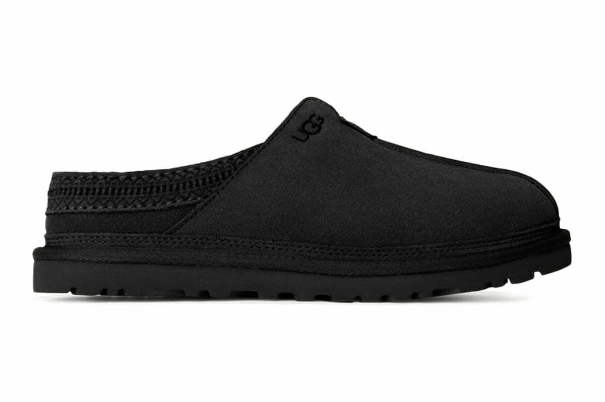 メンズ ニューマン スリッパ ブラック チェスナット 1113631