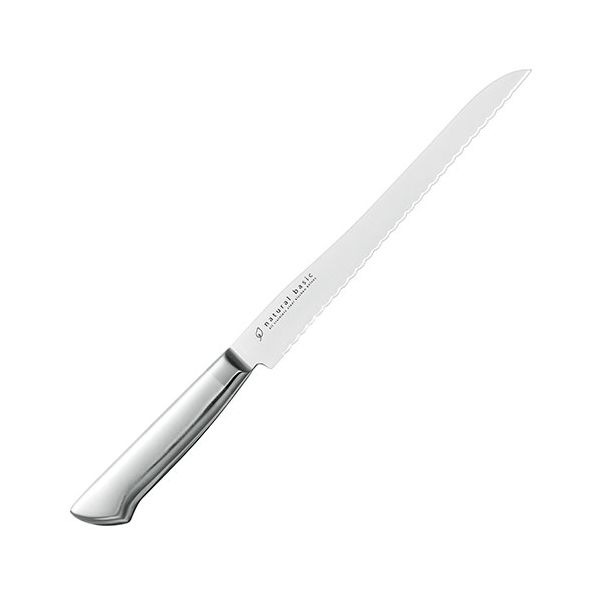 [5本セット] ナチュラルベーシック オールステン パンスライサー 210mm サビに強くお手入れ簡単 一体型で衛生的 NBA-10X5