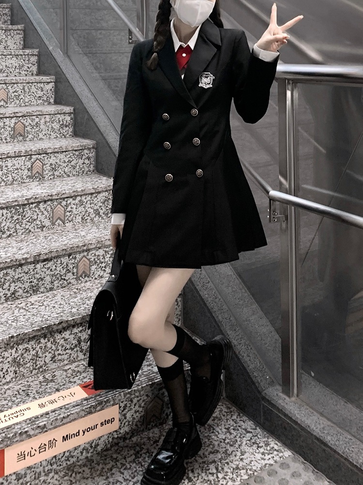 セット アップ ス一ツ文化祭 学園祭セーラー服 入学式 スクール 制服 女子高生 高校生　学生服韓国ファッション 高校jk制服 キャンパス風 2点セット 学校風男女ブレザー上着男女オリジナルJK制服多