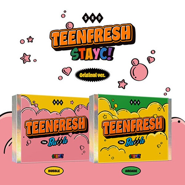 Set (2 albums+2 posters+Tube) STAYC / TEENFRESH (3rd mini album) Random