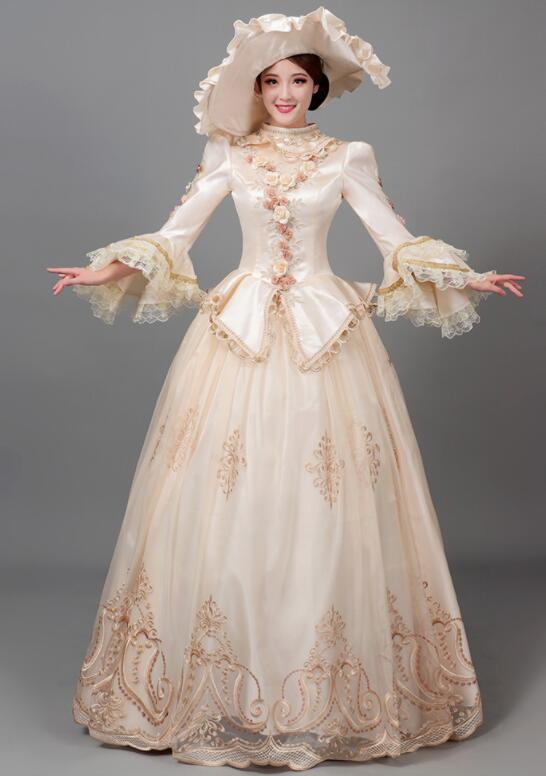 高品質新入 ヨーロッパ風 中世貴族風 フレア袖 女王様ドレス 貴族ドレス 華やか お姫様ドレス 宮廷 ロングドレス 舞踏会 ステージ 舞台 演出服 ジュリエット 文化祭 ハロウィン 演劇 オペラ声楽