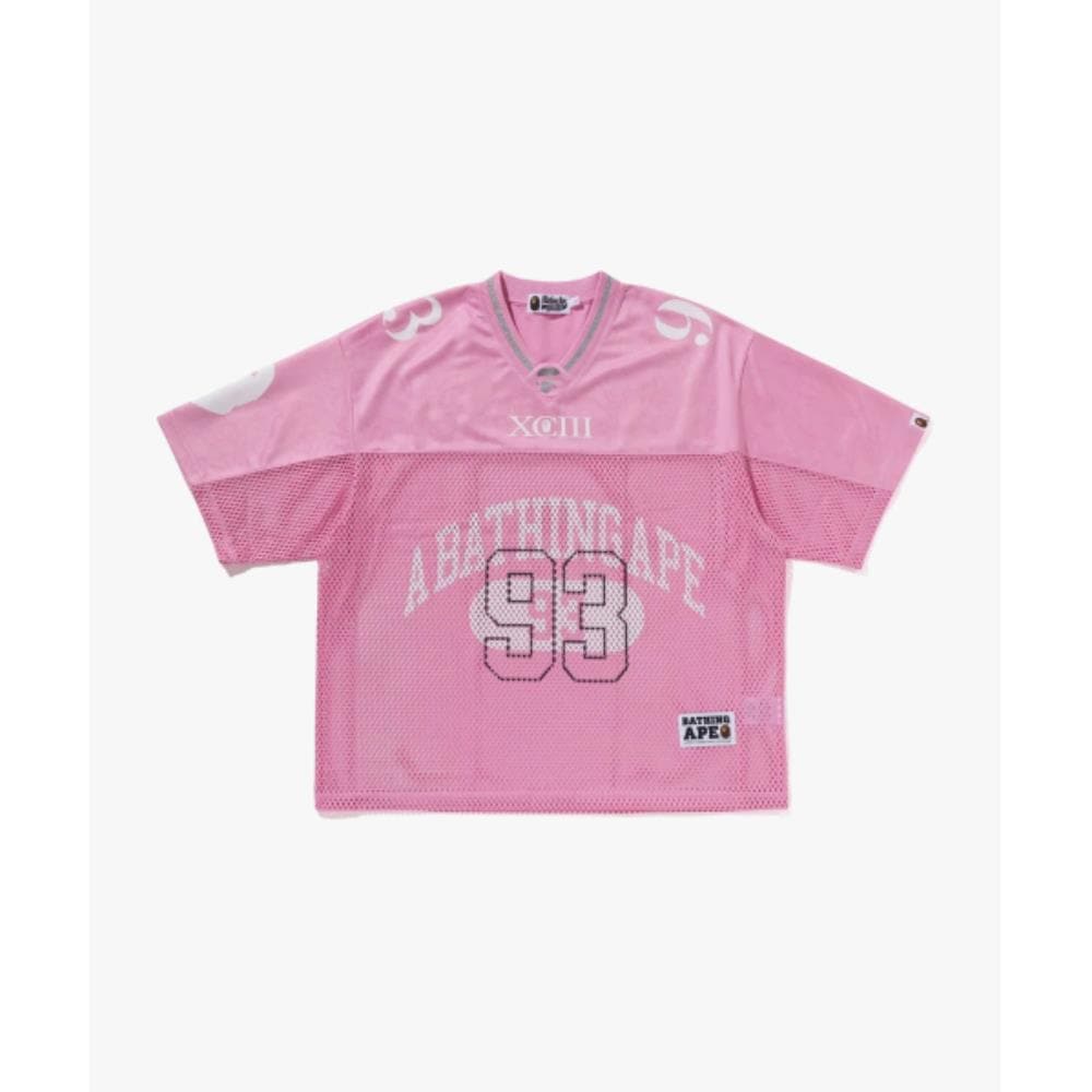 BAPE Line Camo Multi Logo Relaxed Fit Football Jersey M