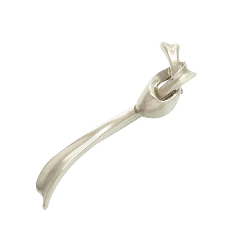 美品 リボン ブローチ シルバー925/シルバー925 シルバー 0672【中古】 レディース