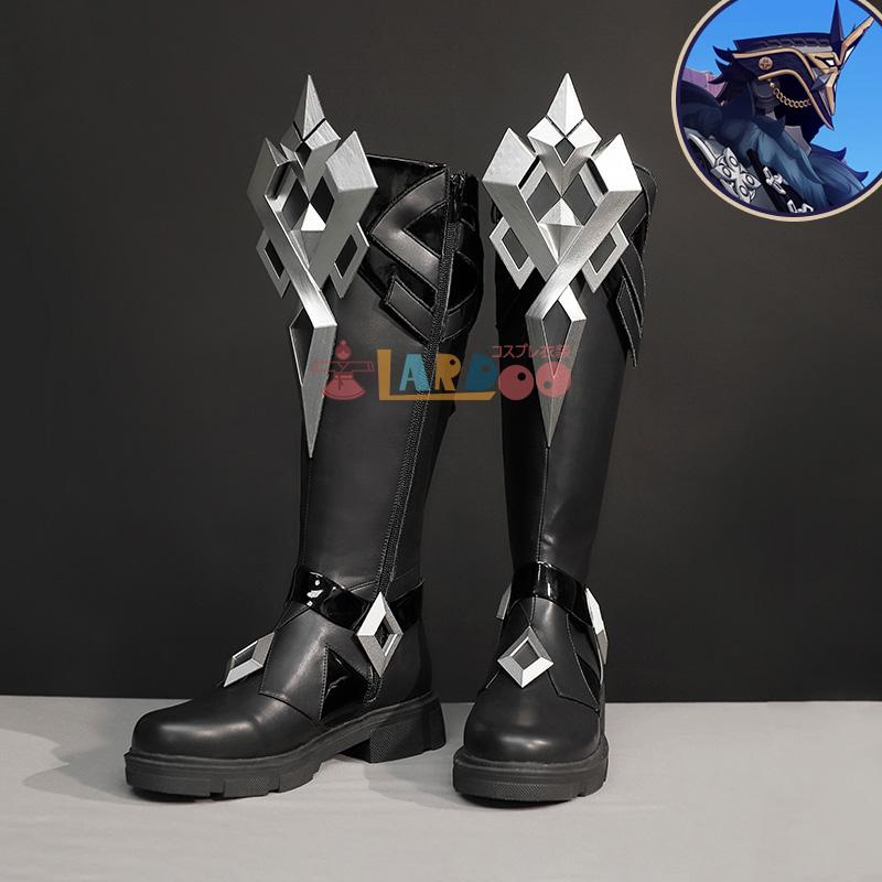 原神 Genshin げんしん ファトゥス 「隊長」カピターノ コスプレ靴コスプレブーツ cosplay []1033