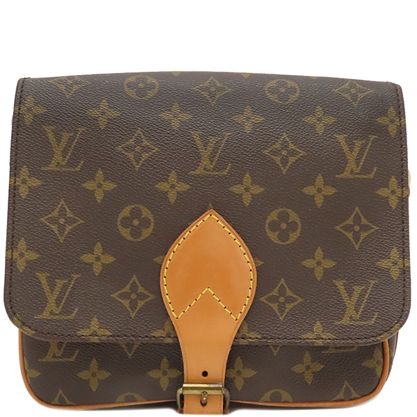 ルイヴィトン LOUIS VUITTON ショルダーバッグ カルトシエール MM モノグラムキャンバス モノグラム ゴールド金具 茶 M51252 SL1920【中古】