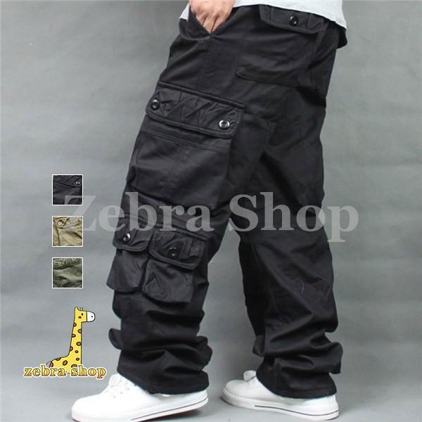 カーゴパンツ 裏ボア 作業服 メンズ ボトムス ワイドパンツ ロング 秋冬 ミリタリーパンツ 大きいサイズ アメカジ カジュアル ストリート