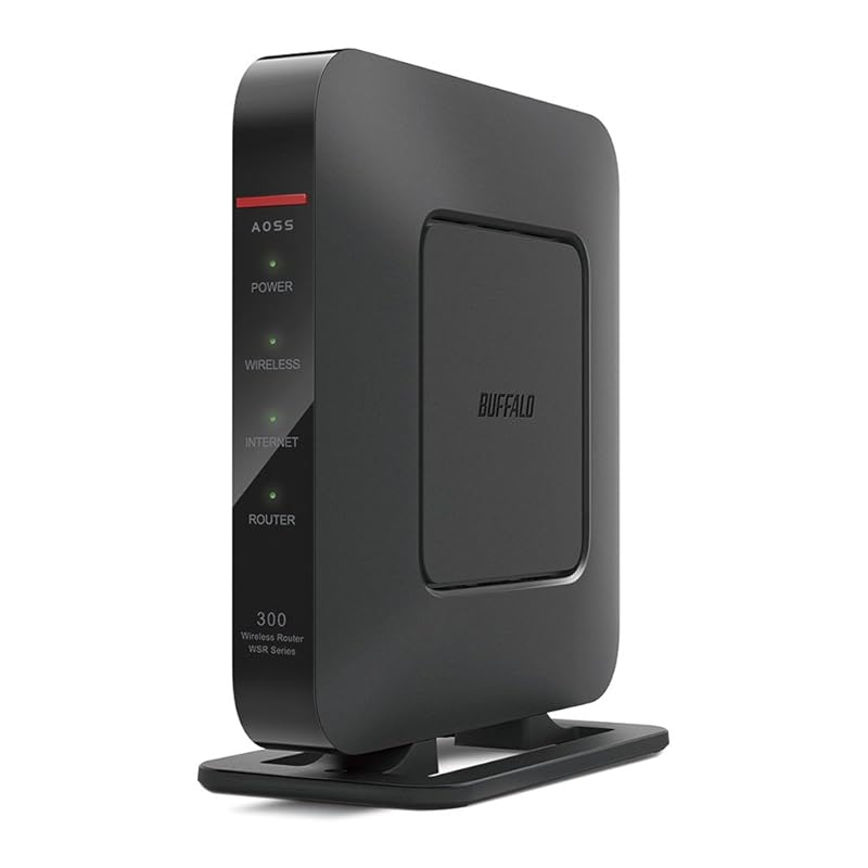 BUFFALO 11n/g/b 無線LAN親機(Wi-Fiルーター) dual_band エアステーション Qrsetup ハイパワー Giga Dr.Wi-Fi 300Mbps WSR-300HP