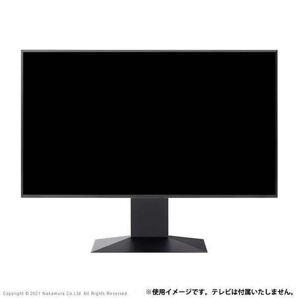 テレビ台テレビスタンドV4 フロアタイプ 6090v対応 WLTVJ5-SB サテンブラック