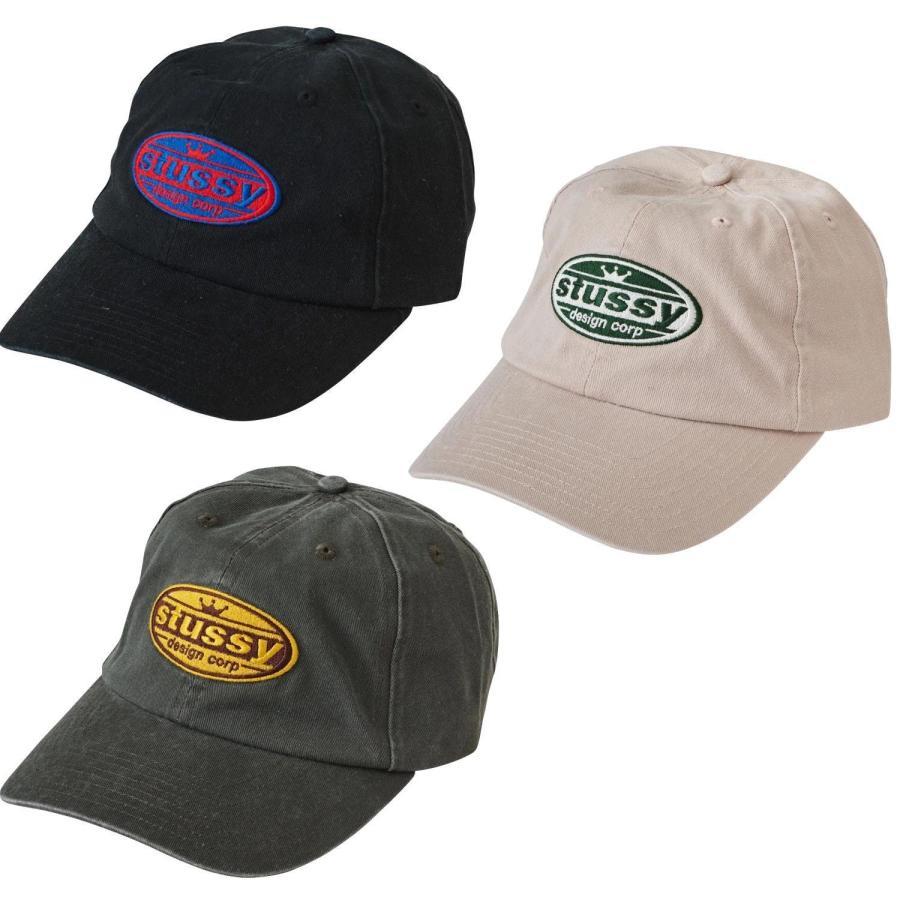 ★日本未入荷/国内即発*STUSSY*OVAL CORP 刺繍キャップ/EN★ ステューシー キャップ 帽子 STUSSY Oval Corp. Low Pro Cap