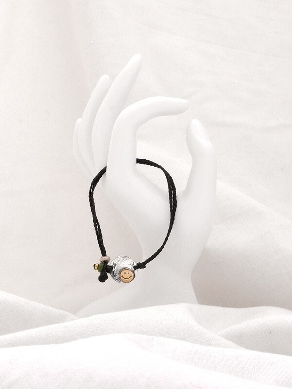 NORTH WORKS ノースワークス ブレスレット スマイル ニコちゃん 重ね付け ユニセックス ハンドメイド 日本製 ペア コイン D-307 5,005円