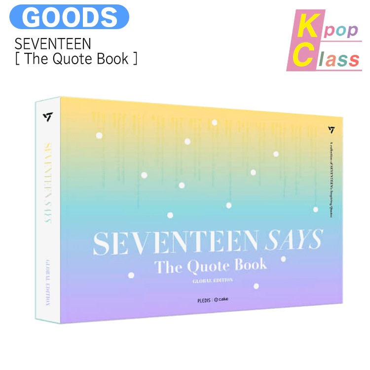 国内発送 [当店限定特典付] SEVENTEEN [ The Quote Book ] SEVENTEEN SAYS GLOBAL EDITION / 公式グッズ / 予約商品