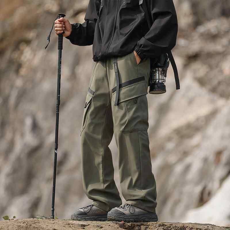 コーデ メンズ シンプル ファッション オシャレ かっこいい 大きいサイズ ストリート 紳士 レトロ 機能的 アウトドア ダウン パンツ 90 ホワイト ダック 暖かい カジュアル