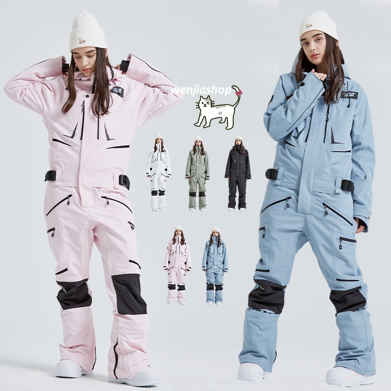 (1~3日で出荷)スノーボードウェア つなぎ 上下セット メンズ レディース 男女兼用 ズボン ロングパンツ オールインワン スノボウェア スノーウェア スキーウェア スノボーウェア 韓国風 防風 防