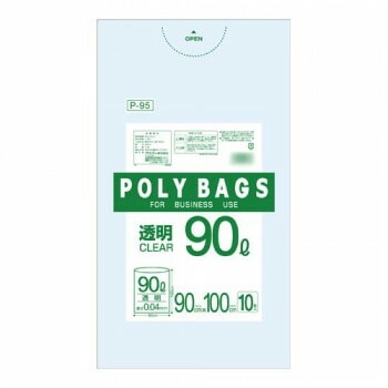 オルディ ポリバックビジネス90L 透明10Px30冊 30301