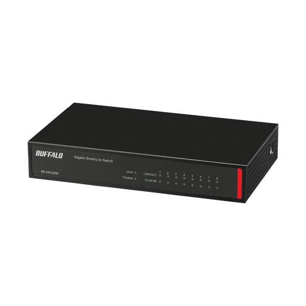 SWX2110-8G シンプルL2スイッチ 8ポート スイッチングハブ