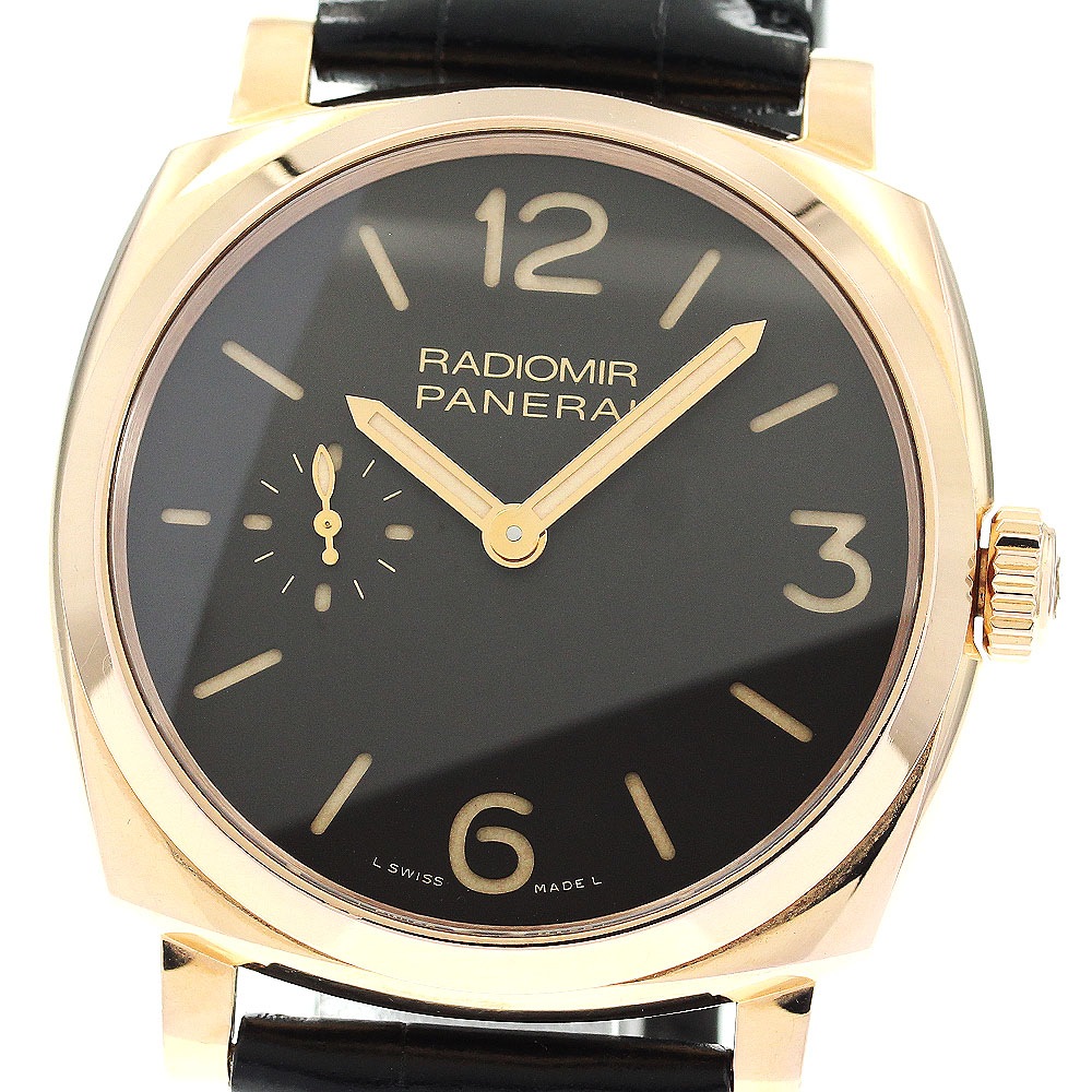 パネライ PANERAI PAM00513 ラジオミール 1940 オロロッソ K18PG スモールセコンド 手巻き メンズ _832349【中古】
