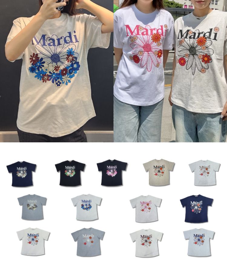 トップス mardi SWEATSHIRT SWING THE TAIL DDANJI PEARL NECKLACE（スウェット