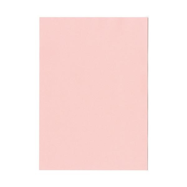 北越コーポレーション 紀州の色上質 A4 Y目 超厚口 桃 1箱(800枚：100枚×8冊)