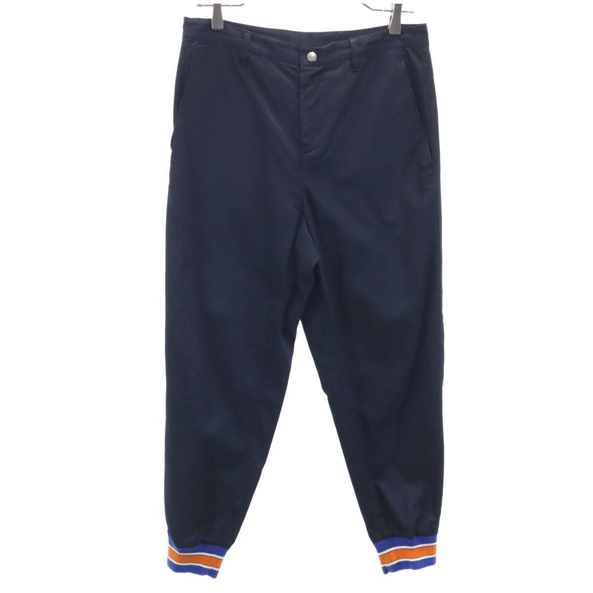DIGAWEL ディガウェル 日本製 ロングパンツ 1 ネイビー メンズ 古着