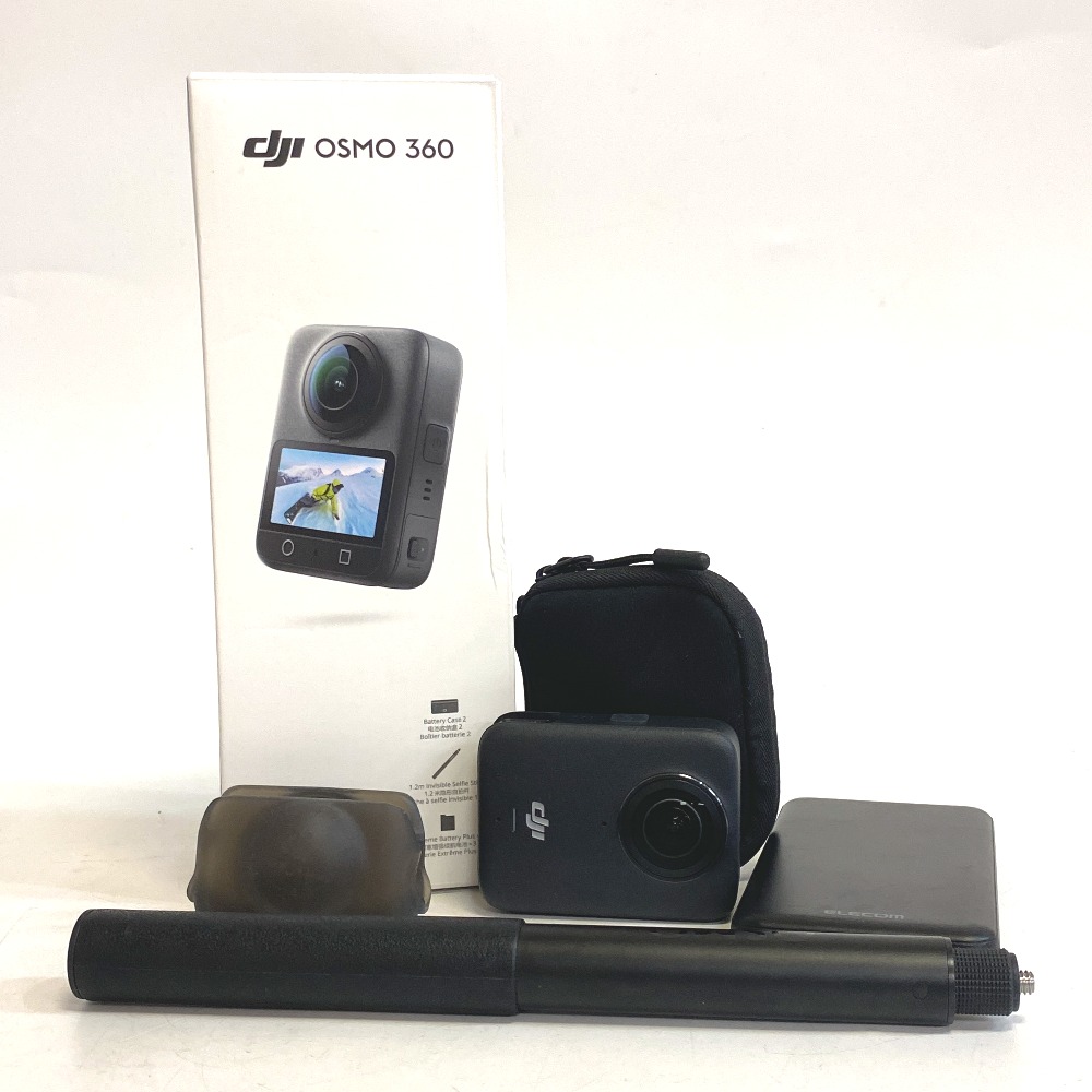 DJI ディージェイアイ アクションカメラ アドベンチャーコンボ OSMO360 プラスチック カメラ ブラック