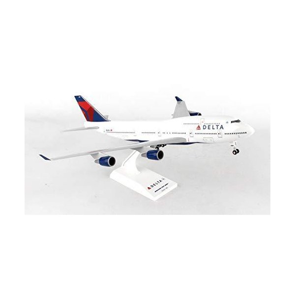Daron Skymarks Delta 747-400 Airplane Model Building Kit with Gear, 1/200-Scale 並行輸入品