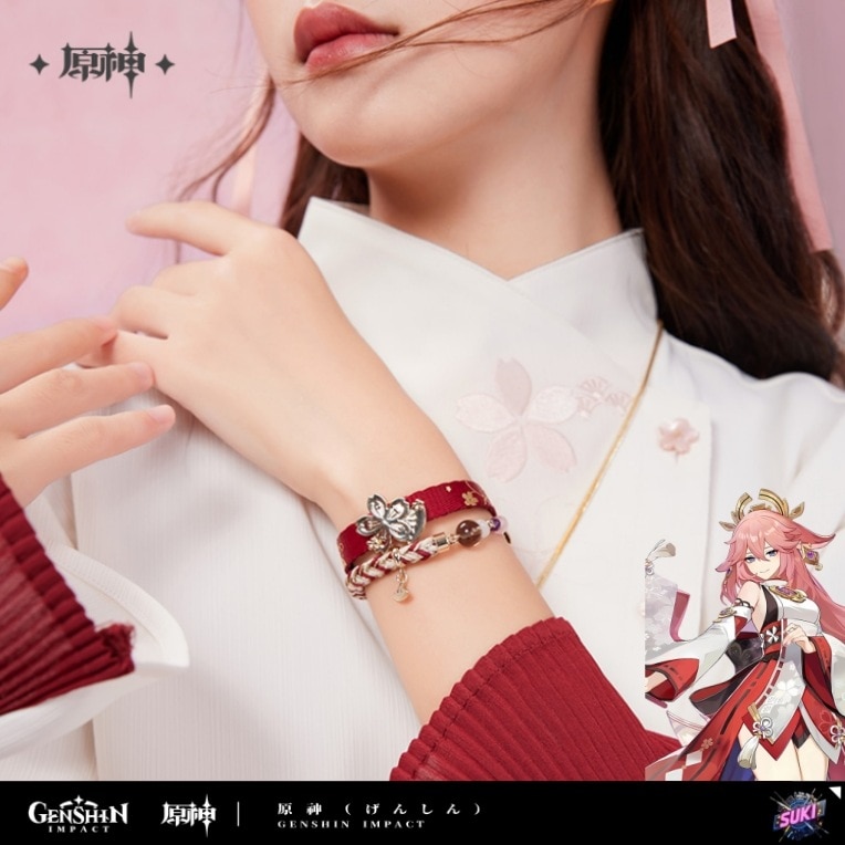 【プロ品質を極める!】原神 / 八重神子 インプレッションシリーズ / ブレスレット / Genshin Impact Yae Miko げんしん コスプレ