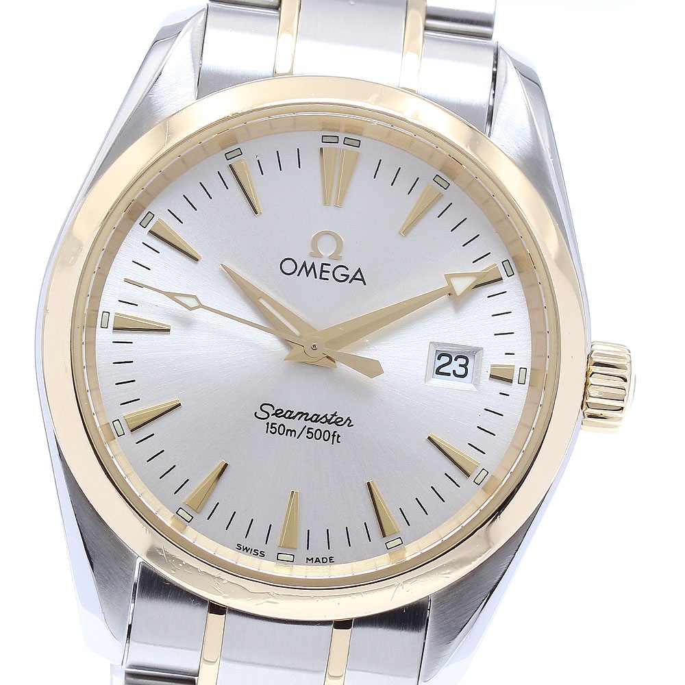 オメガ OMEGA 2318.30 シーマスター アクアテラ デイト クォーツ ボーイズ _884923【中古】