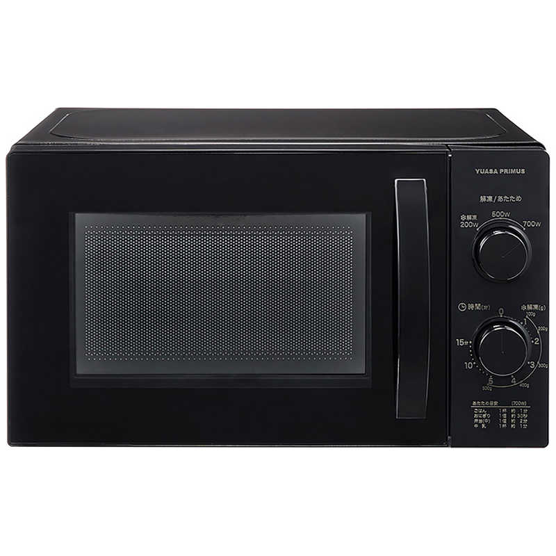 ユアサ　電子レンジ 17L ターンテーブル 60Hz(西日本専用) ブラック　PRE-703C-K 10,800円