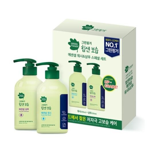 幼児用力の強い保湿エッセンシャルウォッシュ300ml+シャンプー300mlセット