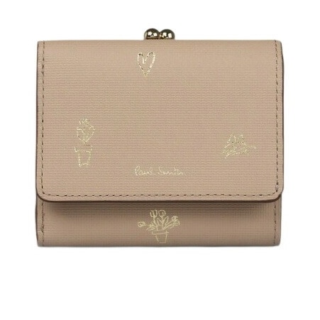 レディース ミックスドゥードゥル ３つ折りがま口財布 845061 W722