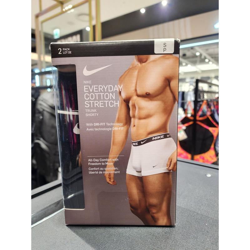 [] 男性下着エッセンシャルコットンストレッチトランクス2枚組 KE1085-UB1