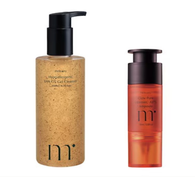 ハイポアラジェニックLHA ユルピジェルクレンザー 200ml+グロウ ピュア ビタミンC15％ アンプル 15ml