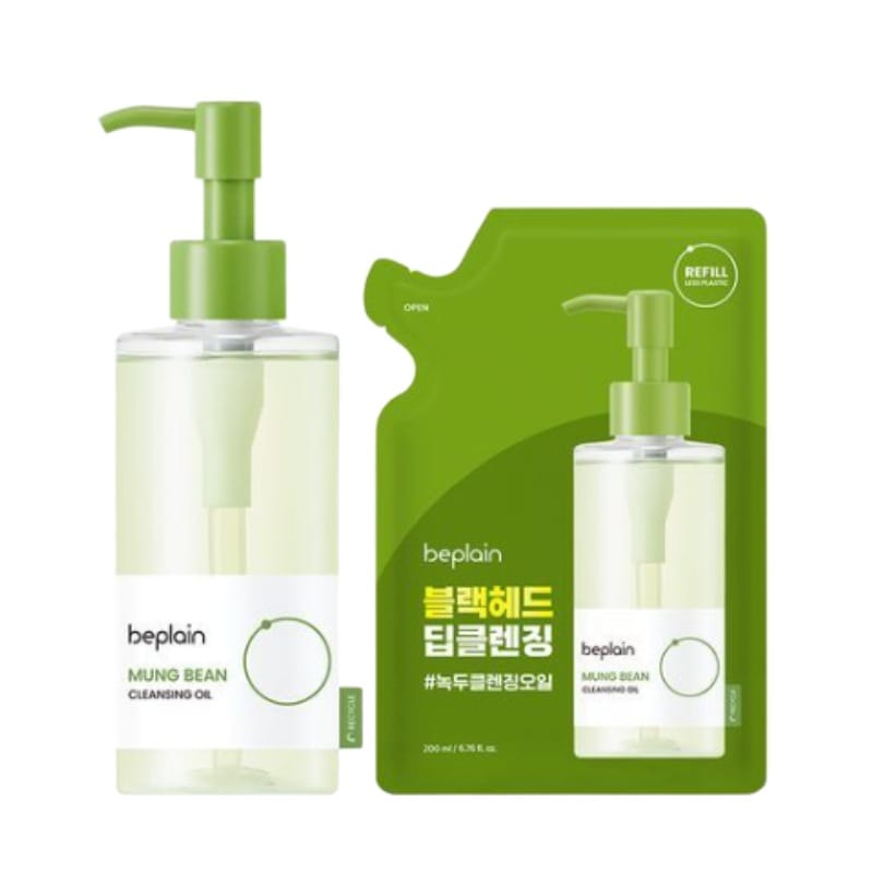 【本品+リフィル】 緑豆 クレンジングオイル 200ml+200ml