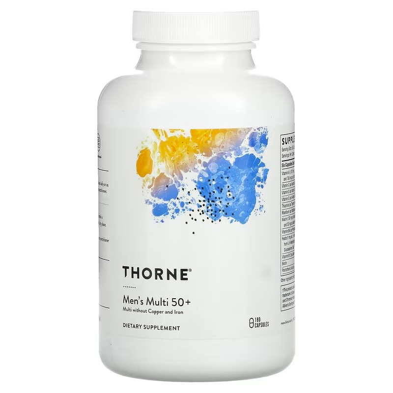 Thorne Research　メンズマルチ50＋カプセル180粒