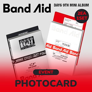 【2種セット】 DAY6 - Band Aid + WITHMUU PHOTOCARD