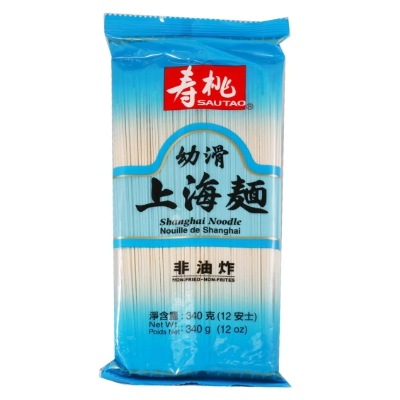 [壽桃牌] Shanghai Noodles 上海麵 340G×3パック （香港版）