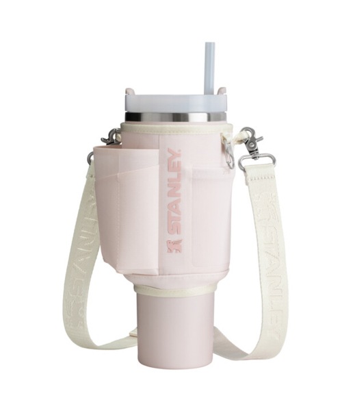 【STANLEY】 ALL DAY CARRYALL QUENCHER H2.0 TUMBLER 1.18L STRAP BAG ROSE QUARTZ タンブラー 正規品