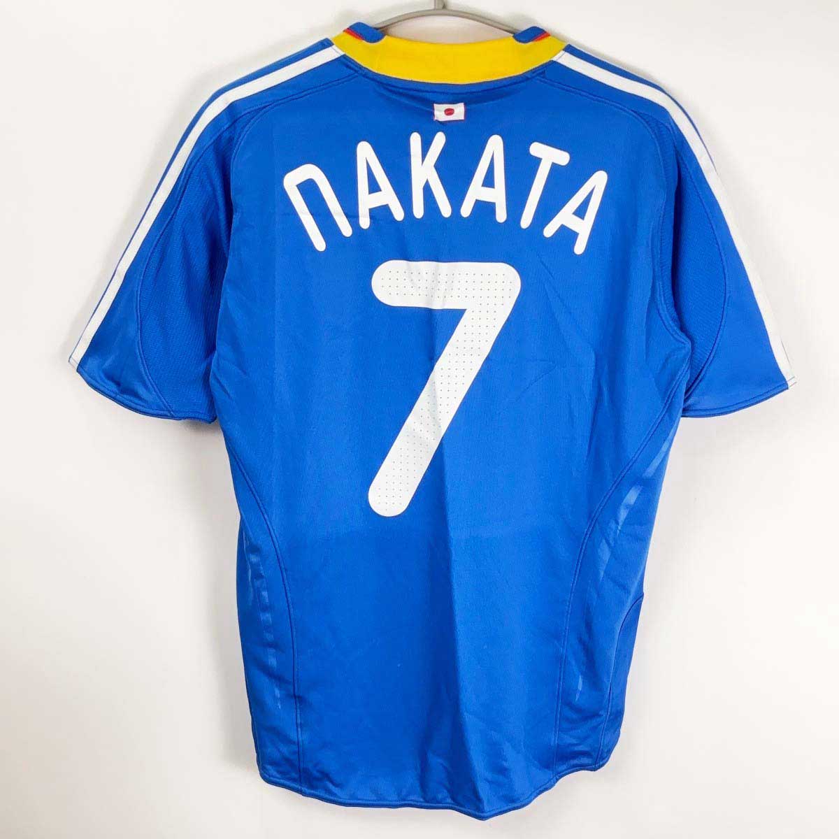 【中古・未使用品】アディダス サッカー 日本代表 2008-2009 ユニフォーム #7 中田英寿 ホーム M メンズ ADIDAS