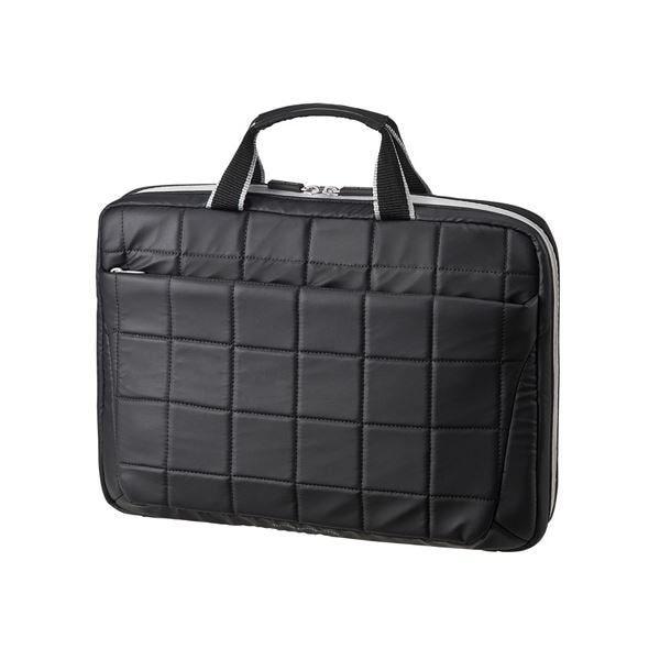 (まとめ)サンワサプライ 衝撃吸収PCケース(13.3型ワイド) BAG-P21BK2(×2セット)