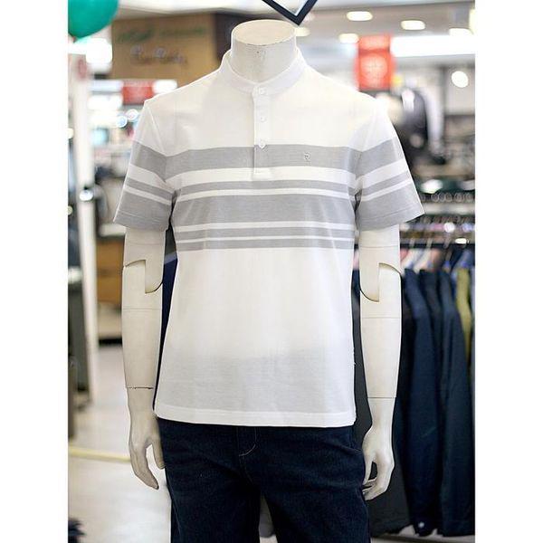 セーブゾーン03男性春夏ワンポイントチャイナカラー半袖TシャツAGPQTS2.._P392077760