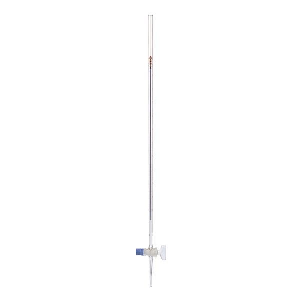 [柴田科学]ビュレット スーパーグレード 青筋 ガラスコック付 10mL