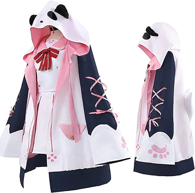 新作入荷コスチュームにじさんじYouTuber 笹木咲 ささき さく 3周年 衣装 コスプレ VTuber ハロウィン 制服 パンダ パーカー 学園祭 文化祭 仮装 セット 人気 コスチューム アニメ