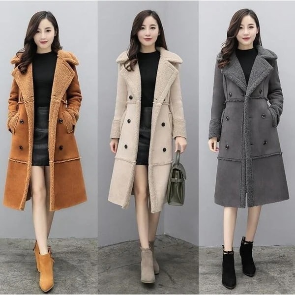 超人気 女性服ムートンコート レディース ロングコート オーバーコート ボアコート柔らかい アウター