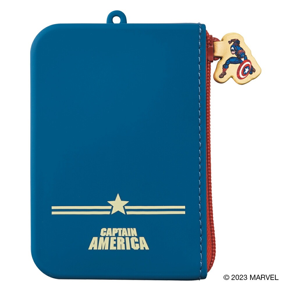 （まとめ買い）MARVEL パスポーチ キャプテンアメリカ MV-7784-104 [x3]