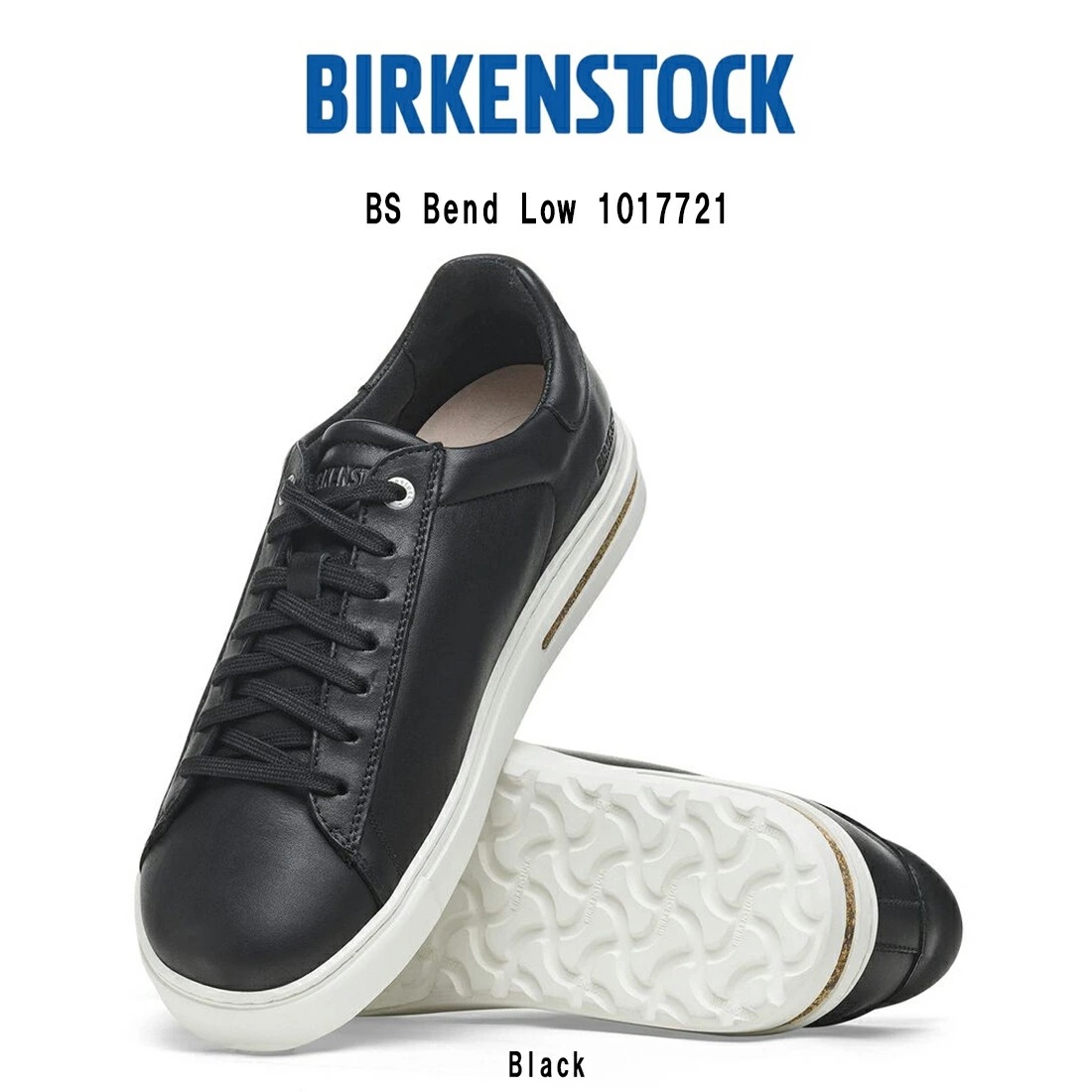 BIRKENSTOCK ベンド ロー スニーカー シューズ レギュラー レザー ブラック ユニセックス メンズ レディース ビルケン Bend Low 1017721