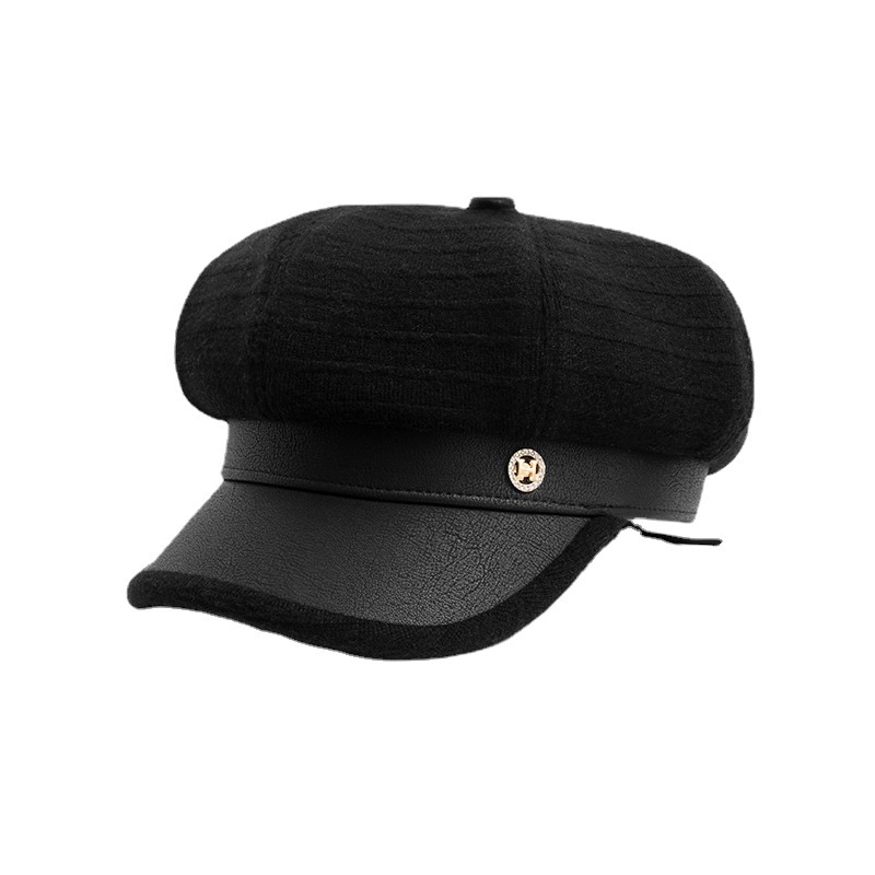 デザインセンス秋冬のファッションの新型レトロ文芸百騎ベレー帽個性的なアイデアベレー帽顔の小さい日焼け