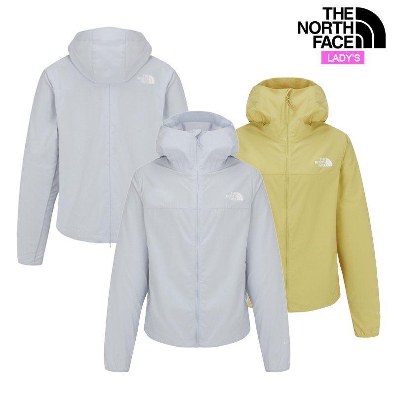 レディース シャドウ ウィンド ジャケット NJ3BR40 日常 デイリー カジュアル アウトドア スポーツ 登山 紫外線カット 女性らしいフィット