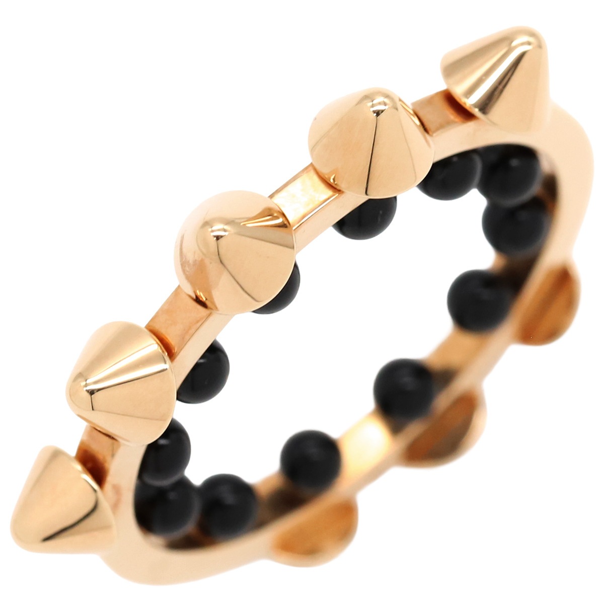 カルティエ Cartier リング 指輪 クラッシュ ドゥ カルティエ K18PG オニキス ピンクゴールド #50~52(JP10~12) 750 PG×オニキス CLASH DE CARTIER 370,800円