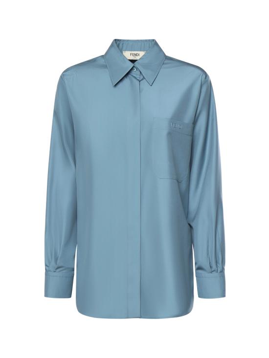 FENDI Women Shirts FS8333 AVJRF1UKD Blue