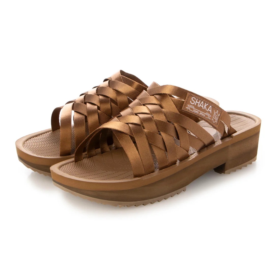 TROPIC HIKE PLATFORM 　厚底サンダル　ブラウン 23cm
